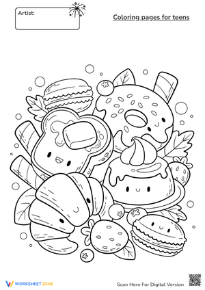 Coloring Pages for Teens