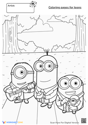 Coloring Pages for Teens