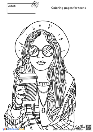 Coloring Pages for Teens