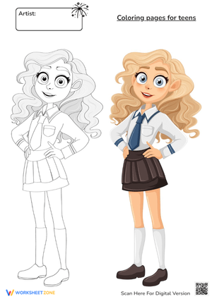 Coloring Pages for Teens