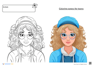 Coloring Pages for Teens