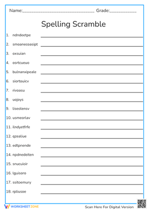 Spelling 