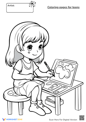Coloring Pages for Teens