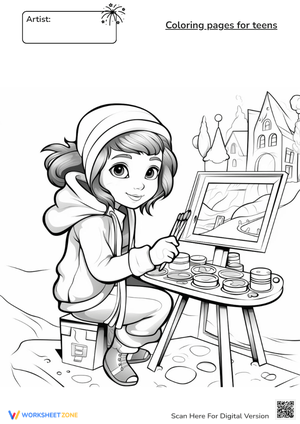 Coloring Pages for Teens