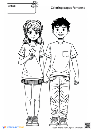 Coloring Pages for Teens