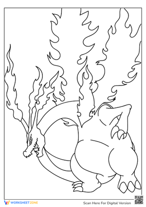 Charizard Coloring Page - Power Up Your Pokémon Art Skills!