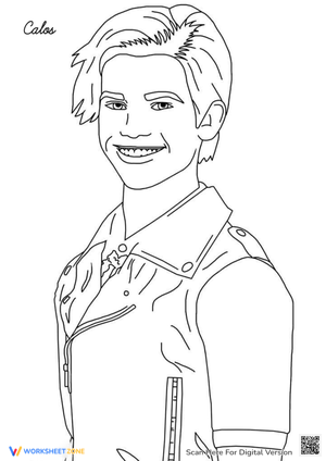 Audrey Descendants Coloring Page