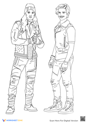 Descendants Coloring 