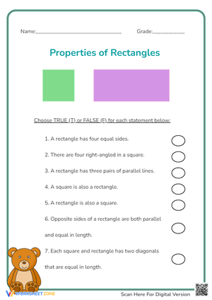 Properties of Rectangles 