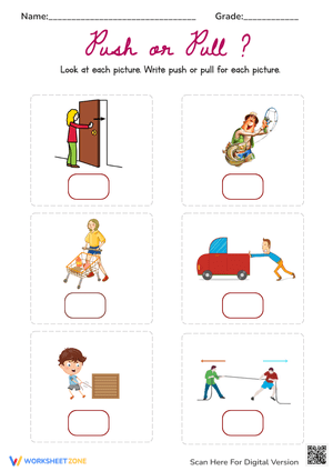Identifying Push or Pull Forces