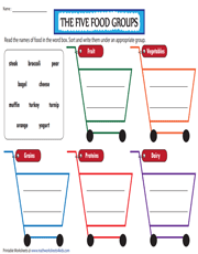 Revision Worksheet (Food & Nutrition) 
