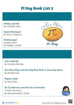 Pi Day Book List: Engaging Worksheet
