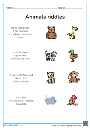 Animals riddles
