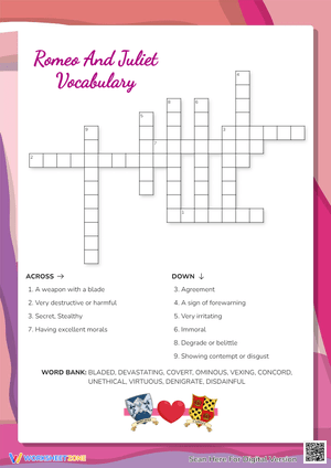 Romeo And Juliet Vocabulary