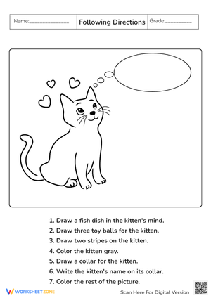 Following Directions 16