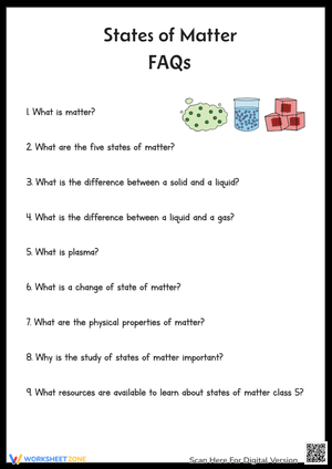 States of Matter FAQs - Solids, Liquids, Gases & Plasma!