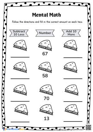Practice Mental Math with Tacos!