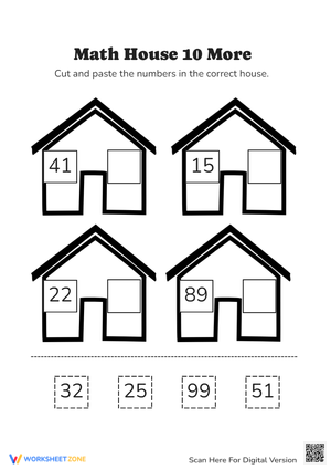 Math House 10 More