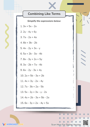 Combining Like Terms 