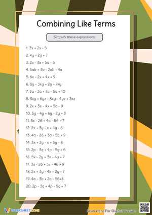 Combining Like Terms