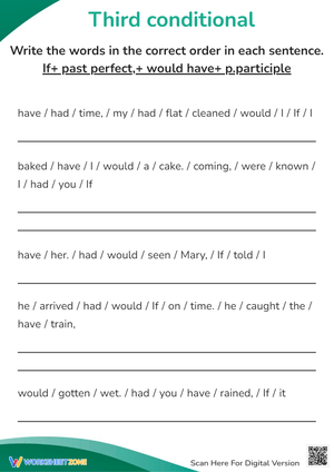 Third conditional scramble