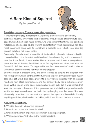 Anna and the King: 7th Grade Reading Practice