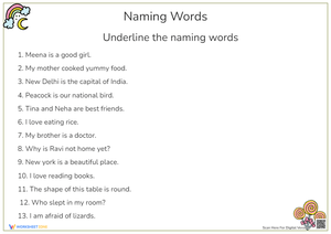 Naming Words