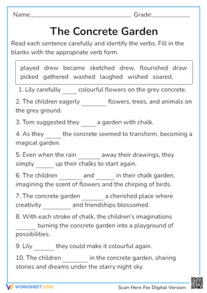 The Concrete Garden Verb
