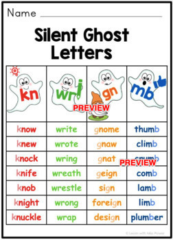 Silent Letters and Phonetics Worksheet