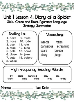 Vocabulary 1- High Frequency Words