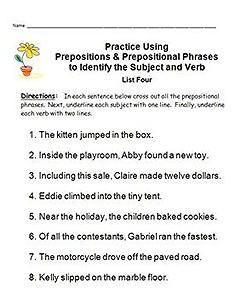 Verb Phrases with Helping Verbs
