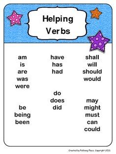 Helping Verbs Exercise