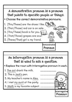 Reflexive and Demonstrative Pronouns: Grammar Quiz