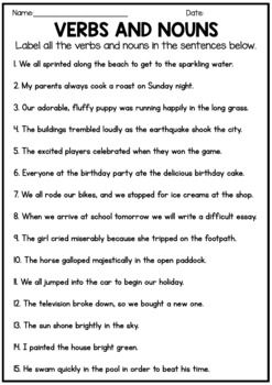Parts of Speech Quiz: Nouns, Verbs, and More