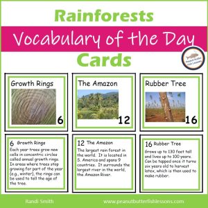 A Tree is Growing Vocabulary