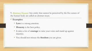 Differentiating Abstract and Concrete Nouns