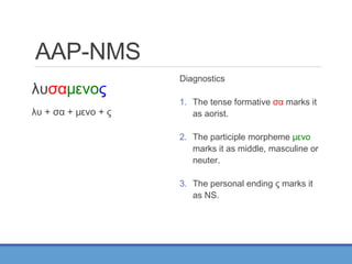 Participles Formative