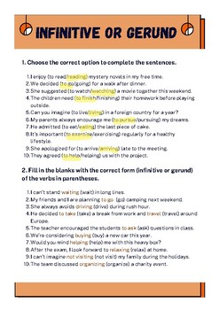 GERUNDS 1