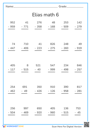 Elias math 6