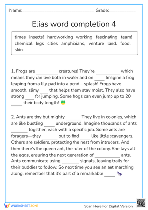 Elias word completion 4