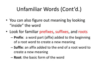 Prefixes Checkup