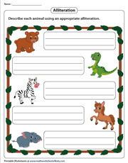 Alliteration Practice