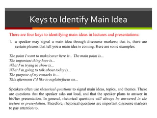 Identifying Main Idea (#3)