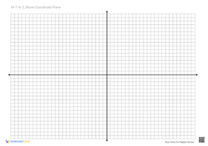 Blank Coordinate Plane Worksheet - Graphing & Plotting Practice