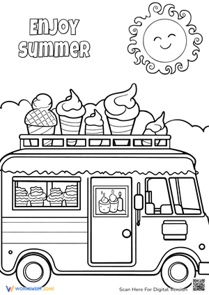 Summer Coloring Pages
