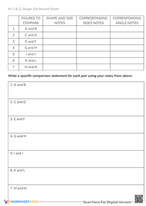 M-7-6-3_Shape Set Record Sheet