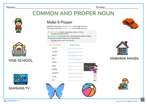 COMMON AND PROPER NOUN