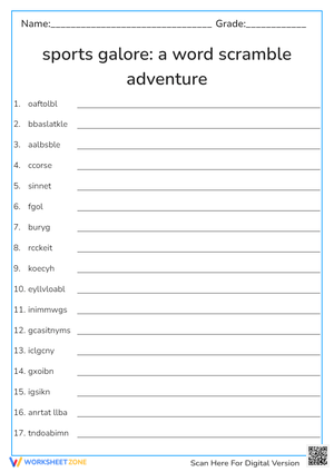 Other kinds of sports