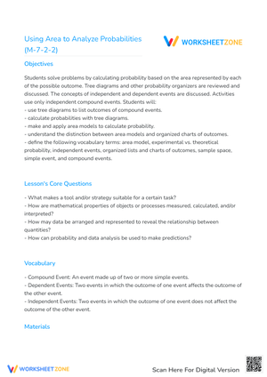 Using Area to Analyze Probabilities (M-7-2-2)