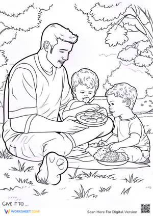 Best Dad Coloring Page